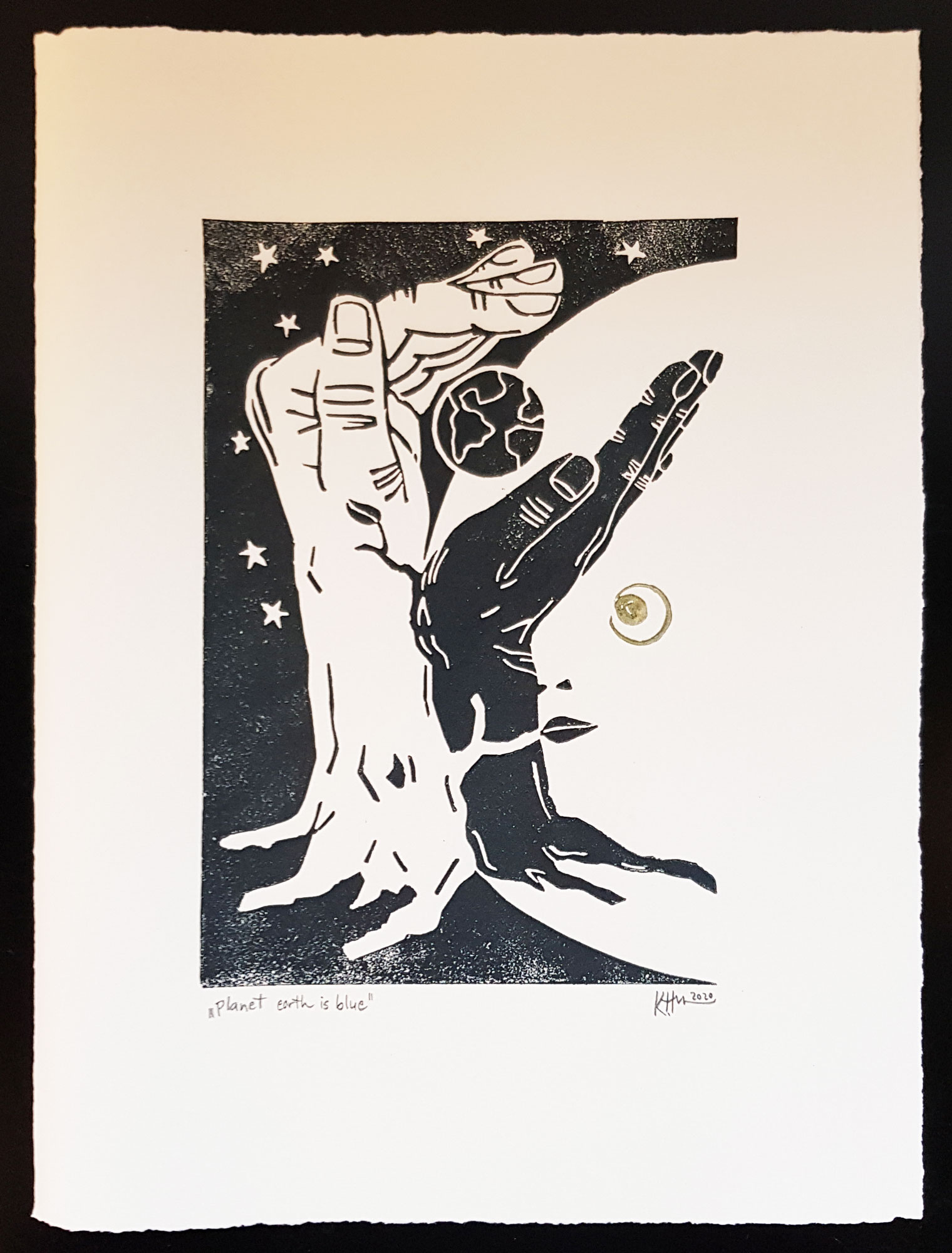 "Planet earth is blue"