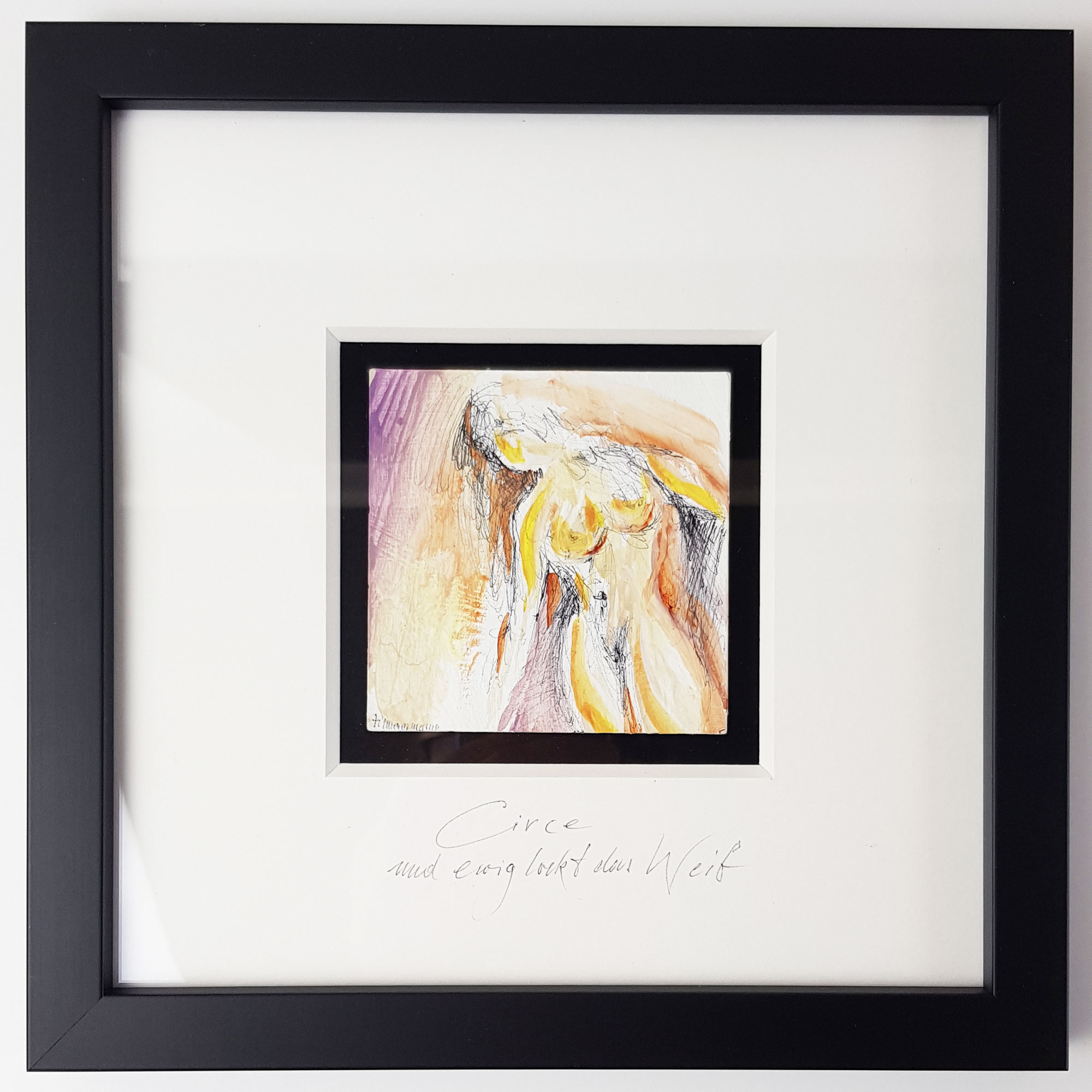 Circe und ewig lockt das Weib (Miniatur-Gemälde)