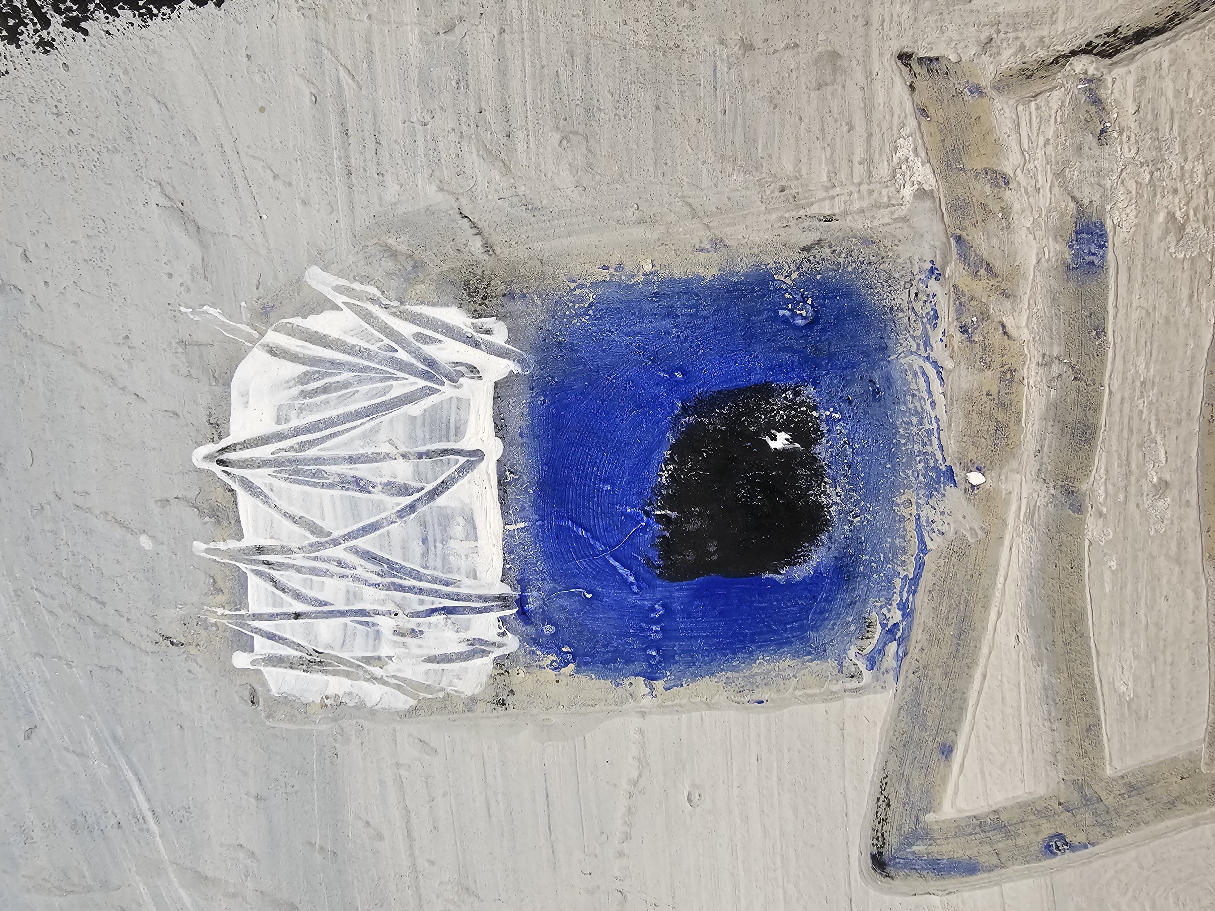Kopf abstrakt blau Kopf abstrakt blau
