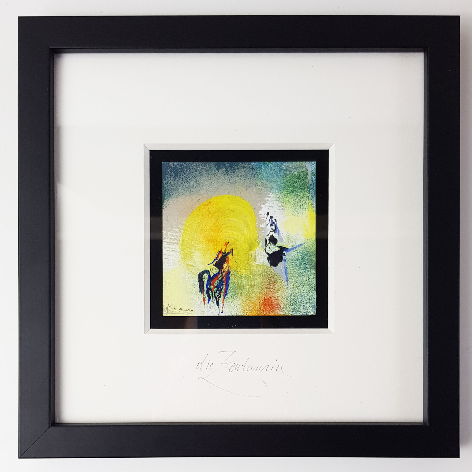 Die Zentaurin (Miniatur-Gemälde)