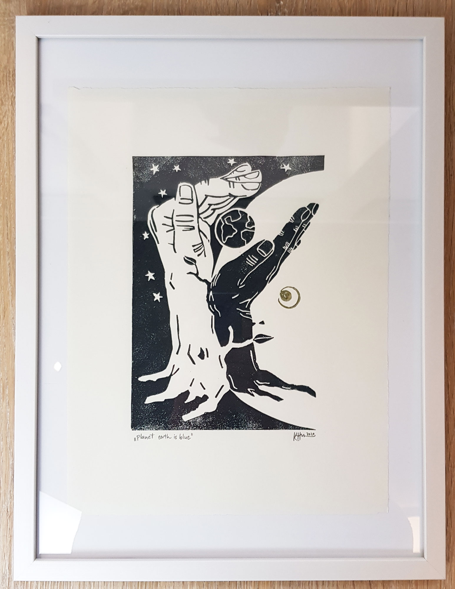 "Planet earth is blue"