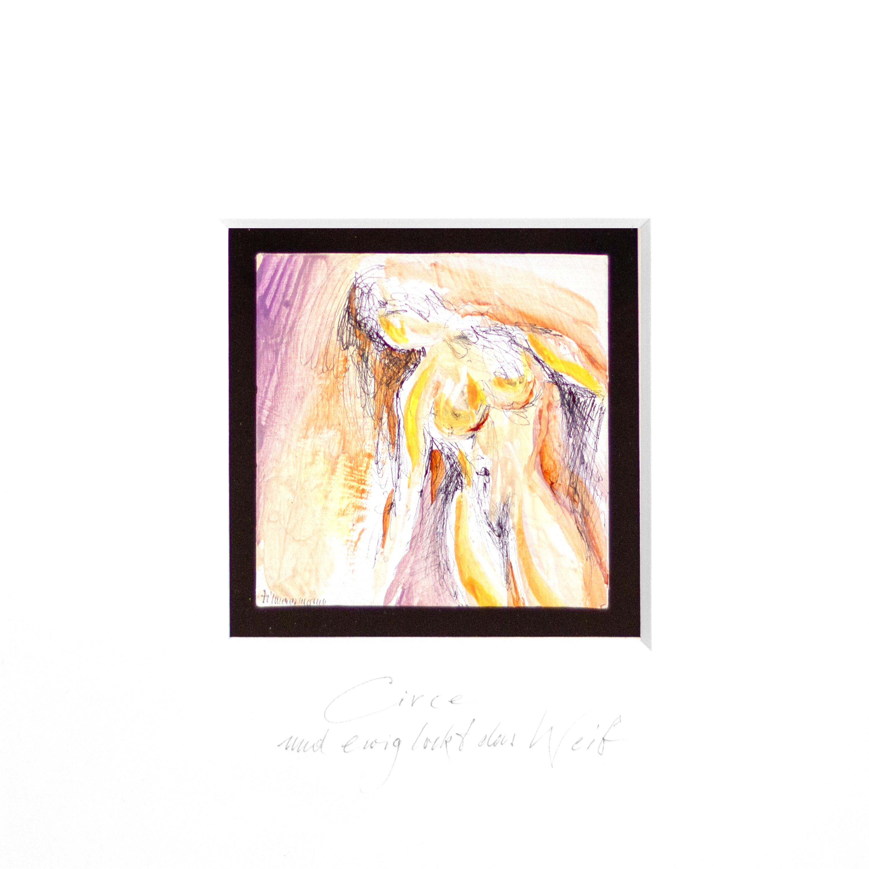 Circe und ewig lockt das Weib (Miniatur-Gemälde)